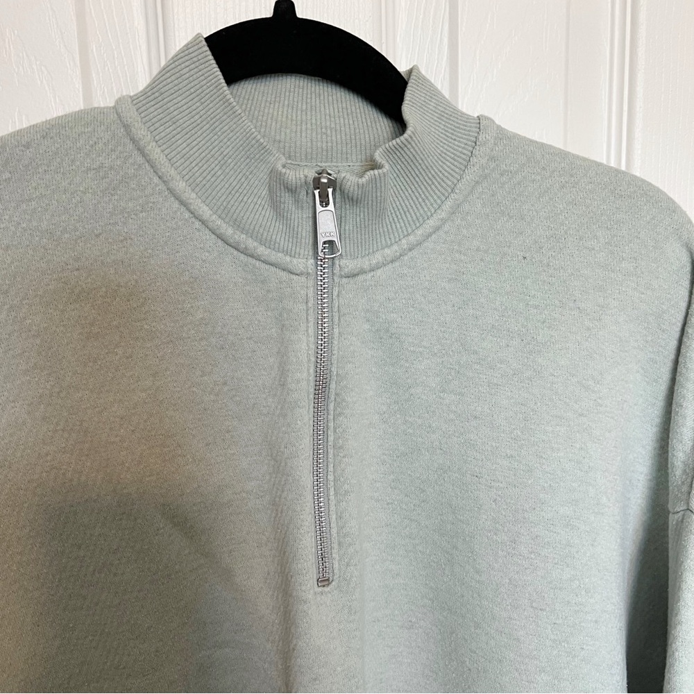 Madewell MWL Airyterry Half-Zip Tunic Sweatshirt - Picture 4 of 7